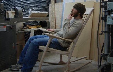 Custom Wooden Rocking Chairs