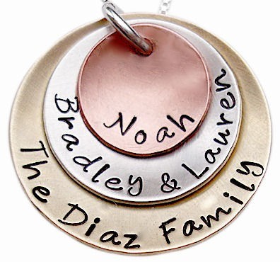 Personalized Hand Stamped Jewelry